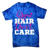 Funny Fitness Workout Gym Hair Don't Care Gift Tie-Dye T-Shirt