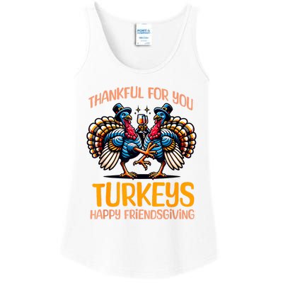 Funny Friendsgiving Women Turkey Friendsgiving Ladies Essential Tank