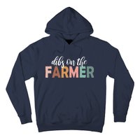 Funny Farmer Wife Dibs On The Farmer Farm Wife Farmers Hoodie