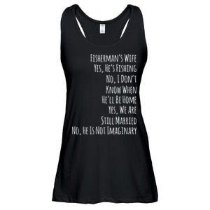 Fishing Fishermans Wife Ladies Essential Flowy Tank