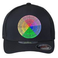 Funny Feelings Wheel Emotion Chart Mental Health Therapy Chart Gift Flexfit Unipanel Trucker Cap