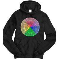 Funny Feelings Wheel Emotion Chart Mental Health Therapy Chart Gift Tie Dye Hoodie