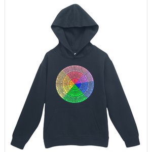 Funny Feelings Wheel Emotion Chart Mental Health Therapy Chart Gift Urban Pullover Hoodie