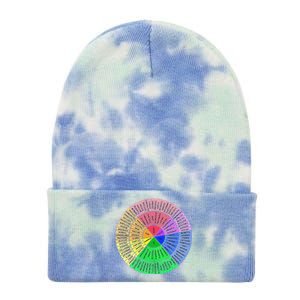 Funny Feelings Wheel Emotion Chart Mental Health Therapy Chart Gift Tie Dye 12in Knit Beanie