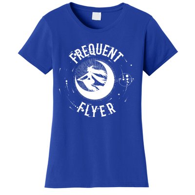 Frequent Flyer Witch Pagan Wicca Gift Women's T-Shirt