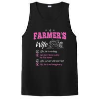 Funny Farmer  Wife of a Farmer Rancher PosiCharge Competitor Tank