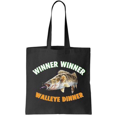 Funny Fishing WINNER WINNER WALLEYE DINNER Fish Fry Bag