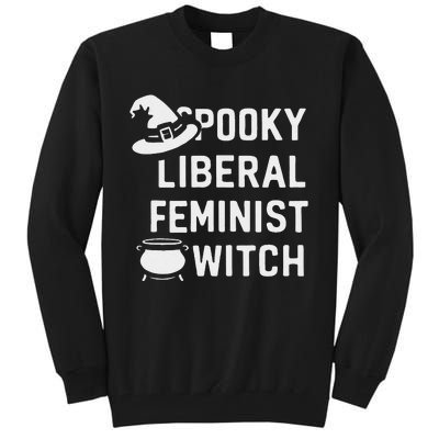 Funny Feminist Witch My Favorite Season Withches Halloween Tall Sweatshirt