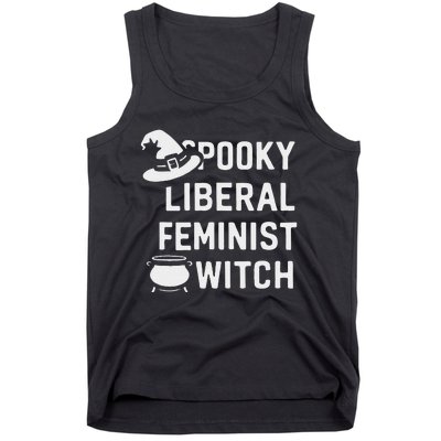 Funny Feminist Witch My Favorite Season Withches Halloween Tank Top