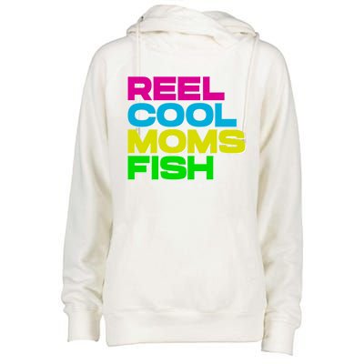 Funny Fisher Wife Fishing Mom Funny Gift Womens Funnel Neck Pullover Hood