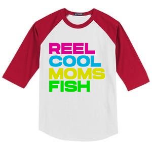 Funny Fisher Wife Fishing Mom Funny Gift Kids Colorblock Raglan Jersey