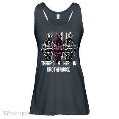 Female Firefighter Women Brotherhood Promotion Ladies Essential Flowy Tank