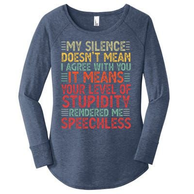 Funny For Wo Adult Dark Humor Sarcasm Novelty Women's Perfect Tri Tunic Long Sleeve Shirt