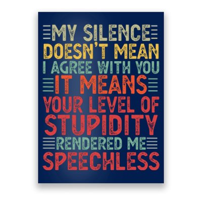 Funny For Wo Adult Dark Humor Sarcasm Novelty Poster