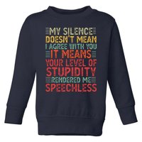 Funny For Wo Adult Dark Humor Sarcasm Novelty Toddler Sweatshirt