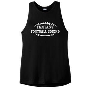 Fantasy Football Winner Legend Ladies PosiCharge Tri-Blend Wicking Tank