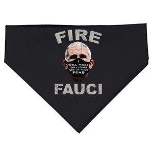 Fire Fauci Will Make Billions Off Of Your Fear USA-Made Doggie Bandana