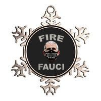 Fire Fauci Will Make Billions Off Of Your Fear Metallic Star Ornament