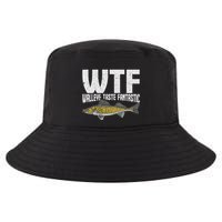 Funny Fisherman Wtf Walleye Taste Fantastic Walleye Fishing Cool Comfort Performance Bucket Hat