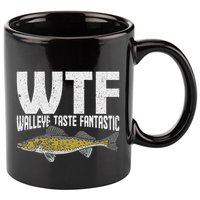 Funny Fisherman Wtf Walleye Taste Fantastic Walleye Fishing 11oz C Handle Ceramic Mug