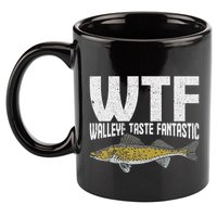 Funny Fisherman Wtf Walleye Taste Fantastic Walleye Fishing 11oz C Handle Ceramic Mug