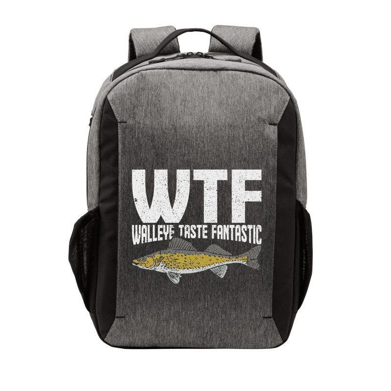 Funny Fisherman Wtf Walleye Taste Fantastic Walleye Fishing Vector Backpack