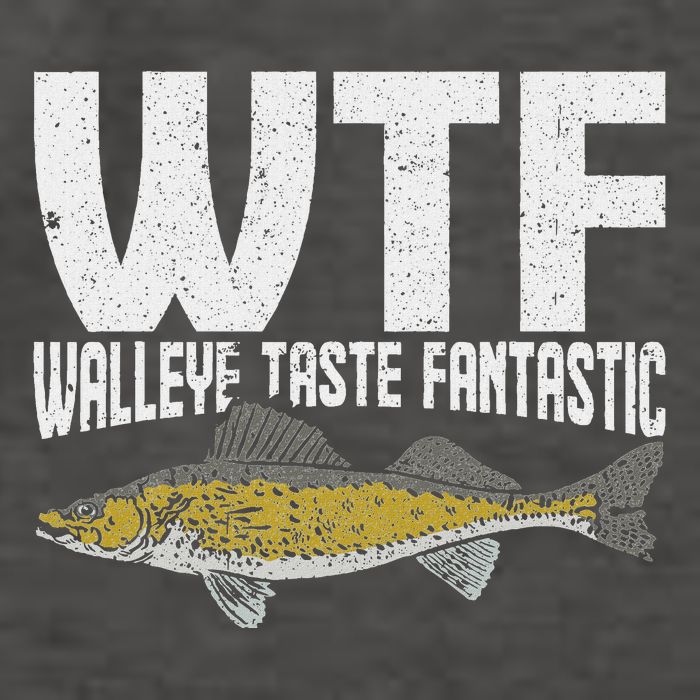 Funny Fisherman Wtf Walleye Taste Fantastic Walleye Fishing Vector Backpack