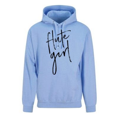 Flute For Women Flute Players T Band Gifts Unisex Surf Hoodie