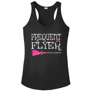 Frequent Flyer Witch Funny Cute Halloween Gift Ladies PosiCharge Competitor Racerback Tank