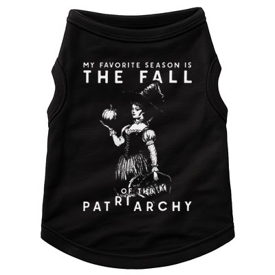 Funny Feminist Witch My Favorite Season Doggie Tank