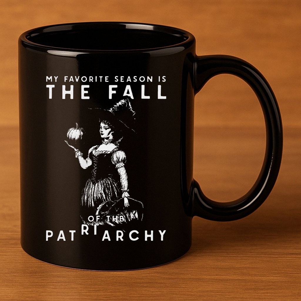 Funny Feminist Witch My Favorite Season 11oz C Handle Ceramic Mug