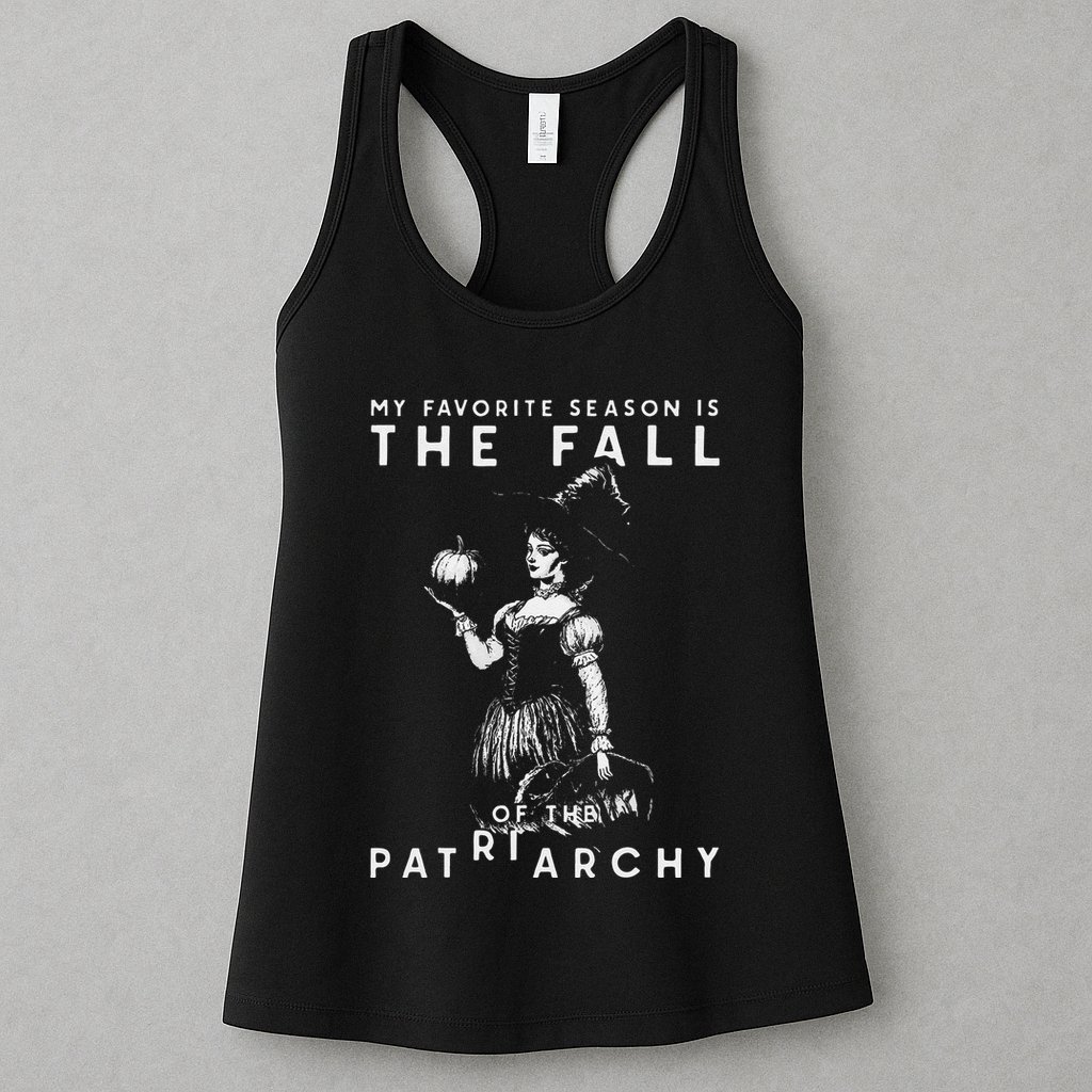Funny Feminist Witch My Favorite Season Womens Tank Top