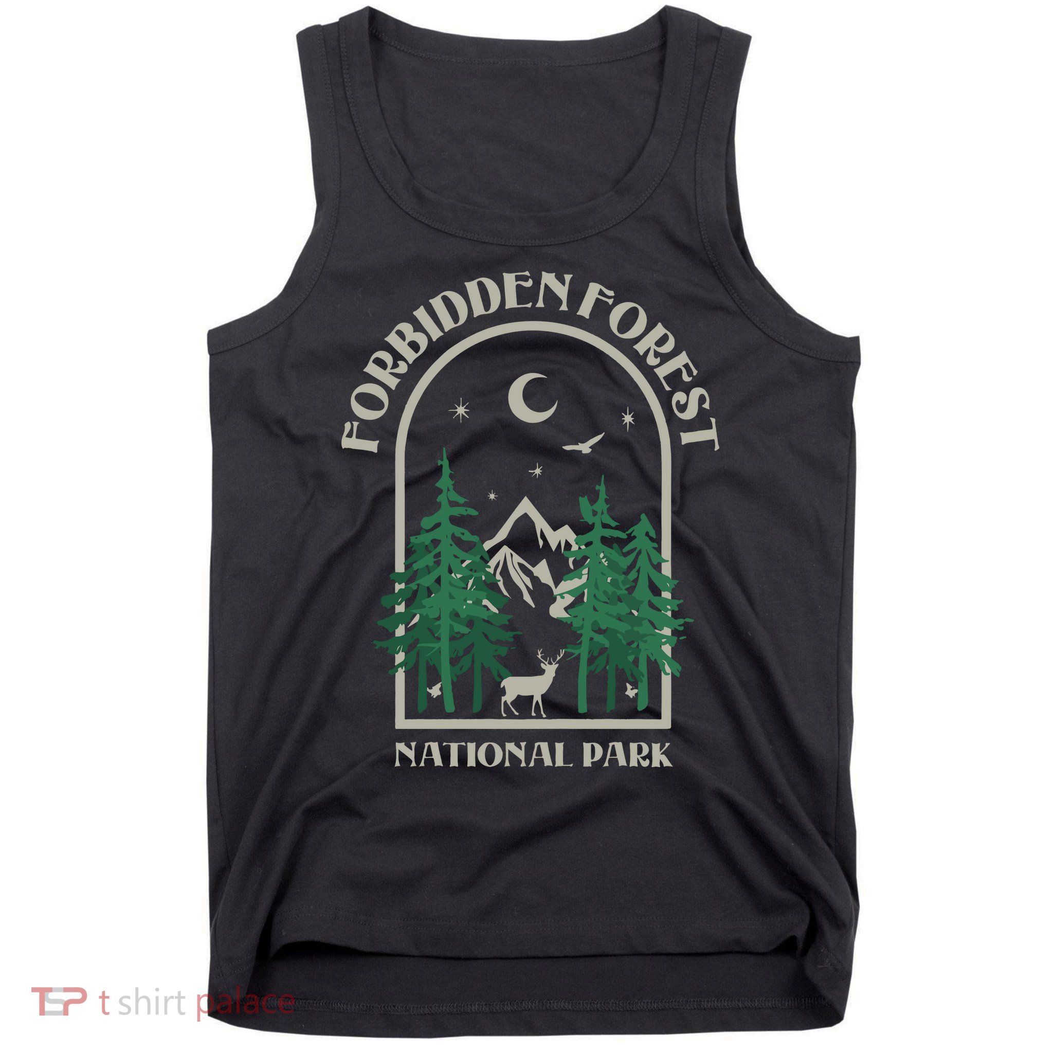 Forbidden Forest Wizard National Park Tank Top
