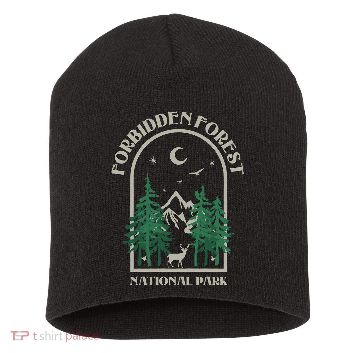 Forbidden Forest Wizard National Park Short Acrylic Beanie