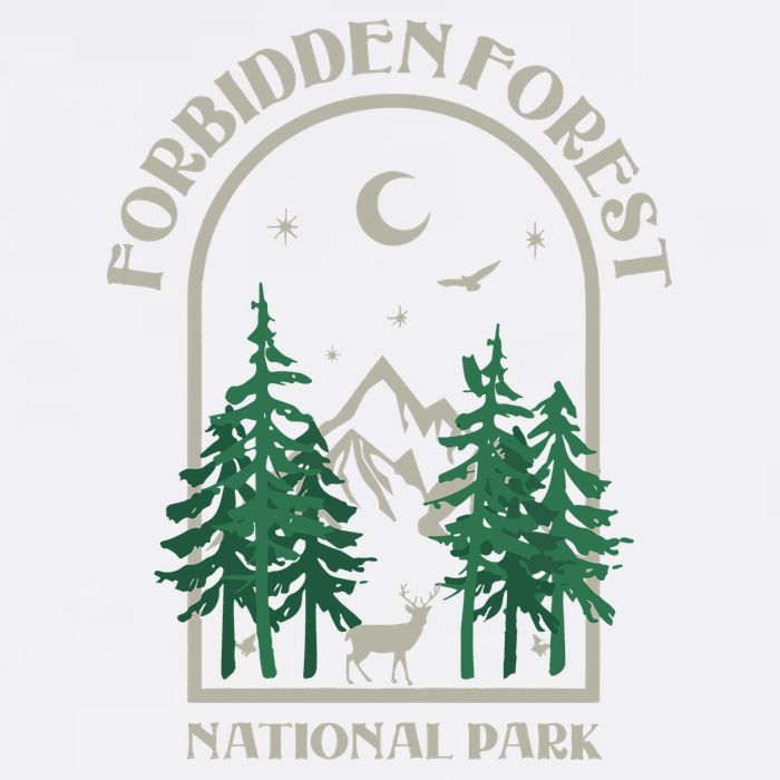 Forbidden Forest Wizard National Park Garment-Dyed Sweatshirt