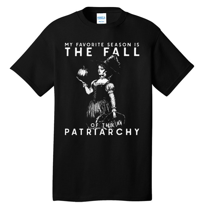 Funny Feminist Witch My Favorite Season Tall T-Shirt