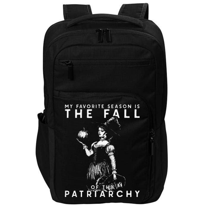 Funny Feminist Witch My Favorite Season Impact Tech Backpack