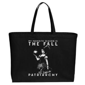 Funny Feminist Witch My Favorite Season Cotton Canvas Jumbo Tote