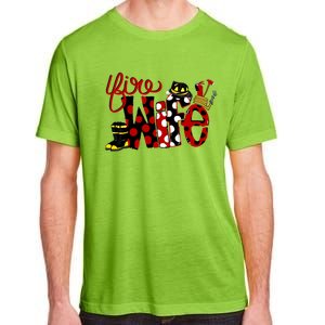 Firefighter Fire Wife Proud Hot Fire Hero Wives Gift Adult ChromaSoft Performance T-Shirt