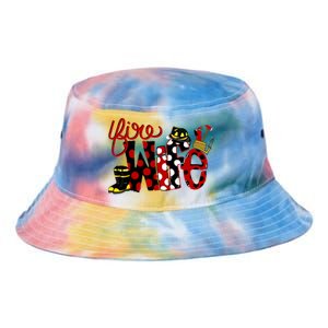 Firefighter Fire Wife Proud Hot Fire Hero Wives Gift Tie Dye Newport Bucket Hat