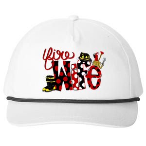 Firefighter Fire Wife Proud Hot Fire Hero Wives Gift Snapback Five-Panel Rope Hat