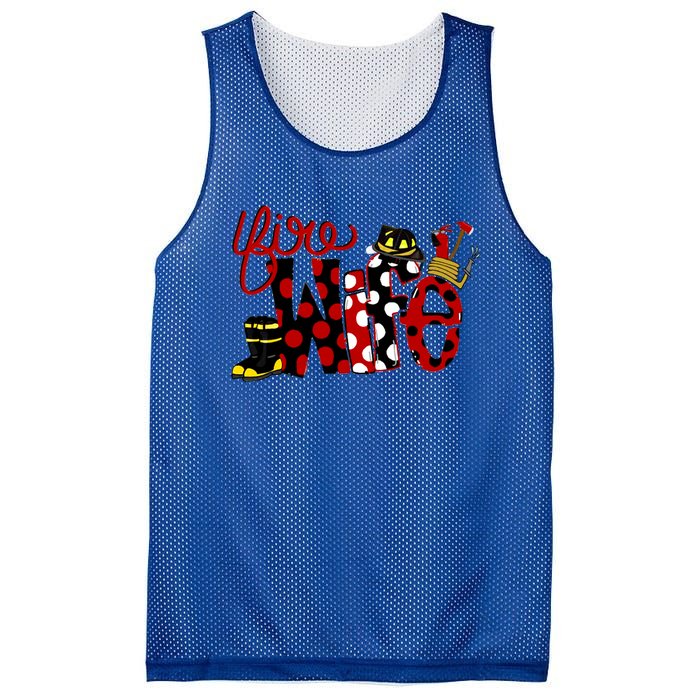 Firefighter Fire Wife Proud Hot Fire Hero Wives Gift Mesh Reversible Basketball Jersey Tank