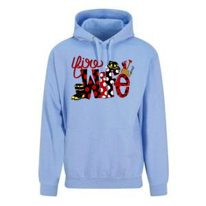 Firefighter Fire Wife Proud Hot Fire Hero Wives Gift Unisex Surf Hoodie