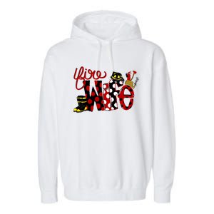 Firefighter Fire Wife Proud Hot Fire Hero Wives Gift Garment-Dyed Fleece Hoodie