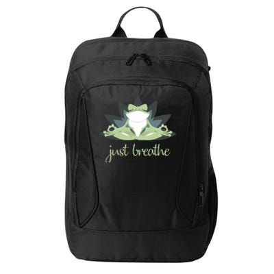 Funny Frog Yoga Meditation Tee Pilates Yoga Animals Lover City Backpack