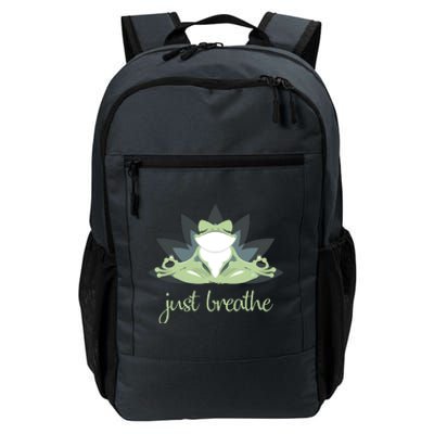 Funny Frog Yoga Meditation Tee Pilates Yoga Animals Lover Daily Commute Backpack