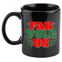 Funny Fab Yule Us Christmas 11oz C Handle Ceramic Mug