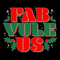 Funny Fab Yule Us Christmas Cropped Pullover Crew