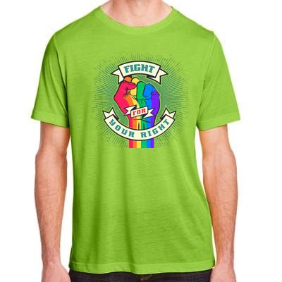 Fight For Your Right LGBT Pride Adult ChromaSoft Performance T-Shirt