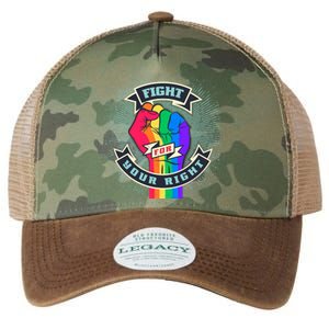 Fight For Your Right LGBT Pride Legacy Tie Dye Trucker Hat